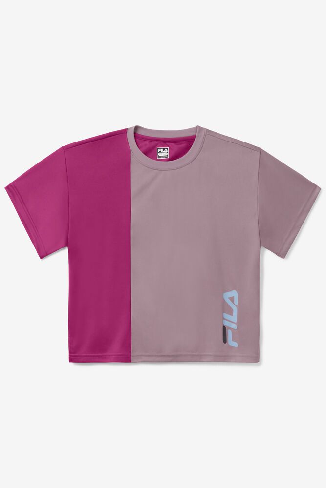 Fila T-Shirt Womens Pink - Ability Crew - Philippines 2038769-PL